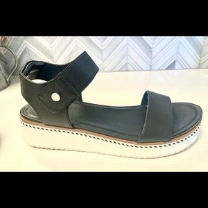 Franco Sarto - Black Platform Sandal - Size 10